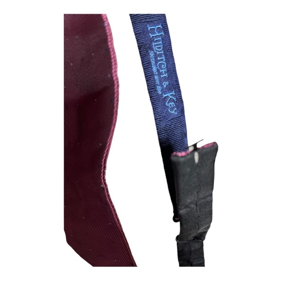 hilditch and key Mens pink bow tie - Picture 4 of 7